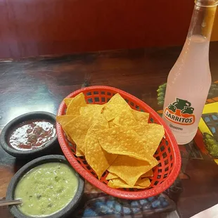 Chips and Chips &amp; 2 8oz Salsas