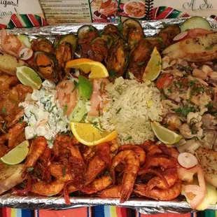Charola de Mariscos