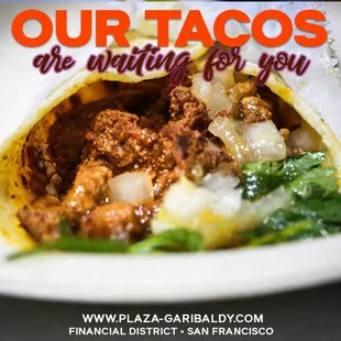 a burrito with meat and vegetables