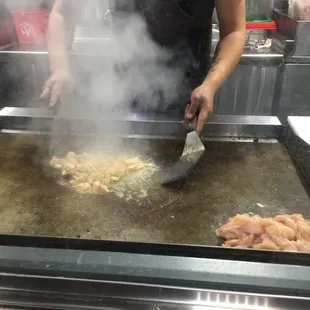 All fresh meat, super juicy and flavorful.