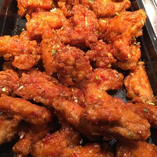 Sticky, sweet Korean fried chicken