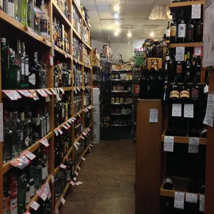 a wide selection of wines