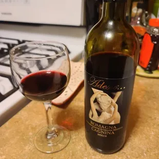 The wine that was recommended to us by Plaza Liquors.