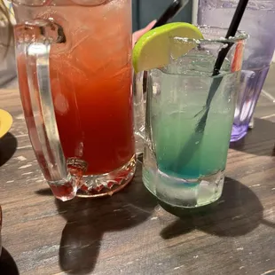 Raspberry &amp; "Blue" Margarita
