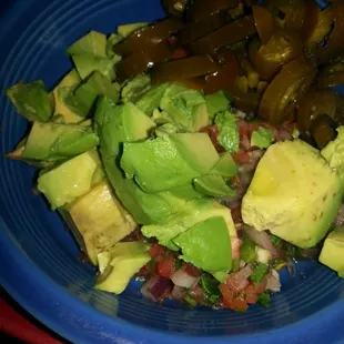 Mexican guacamole is fantastic!