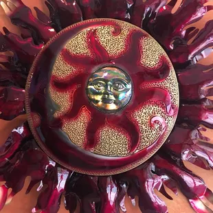 Entrance hanging at Plaza Maya.