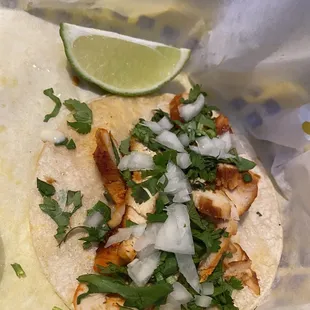 chicken taco