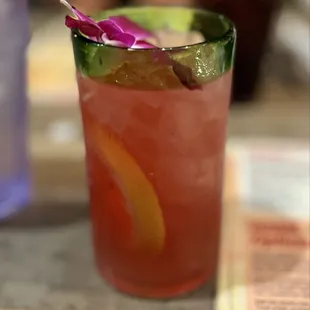 Drink special - pomegranate Paloma