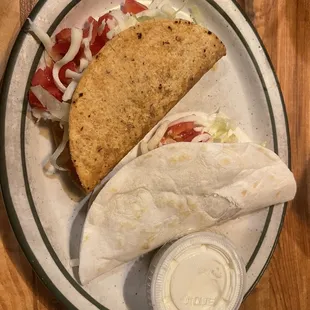 a plate of food