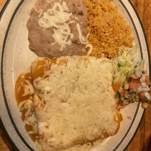 a plate of food