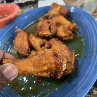 Sweet chicken wings