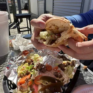 Torta Mexicana carne ! Super soft bread