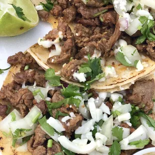 Steak tacos