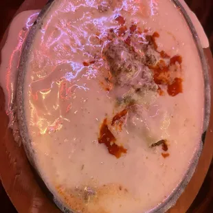 Queso Fundido with chorizo