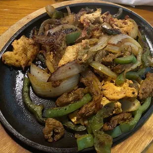 Steak and Chicken Fajitas