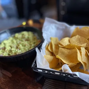 Chips and guacamole