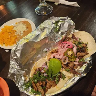 Steak tacos