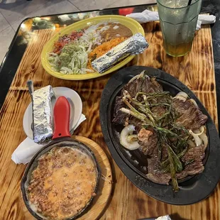 Carne Asada + Queso Fundido