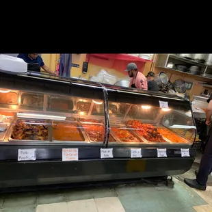 Many meats to choose from