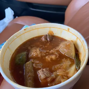 Carne De Res-Beef Soup-Outstanding flavor-forgot to add condiments till half way through still fantastic!