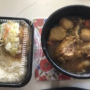 My chicken stew with rice and veges, eaten 2 days ago