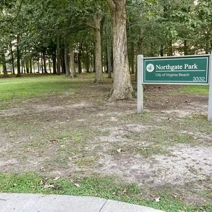 View of wooded area in park