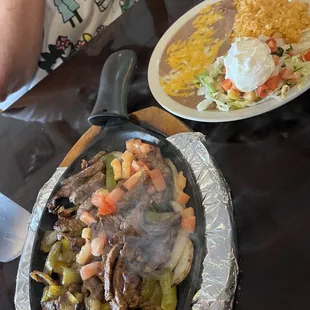 Steak fajitas lunch special. Would recommend. It&apos;s a lot of food and very good.