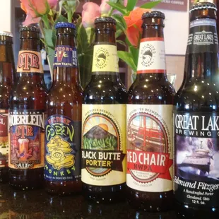 Just a few of our huge craft beer assortment
