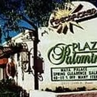 the entrance to plaza palomino