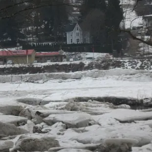 a view of a snow covered area