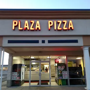 the front of the restaurant