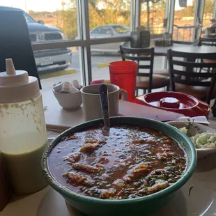 Damn good menudo does wonders when you're under the weather!!