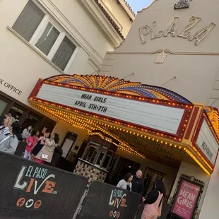 Just right outside the Plaza Theater  !