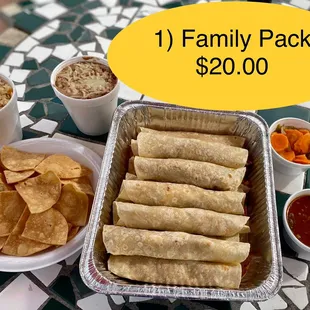 Family pack special 1 see flyer