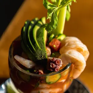 Coctel de Camaron y Pulpo