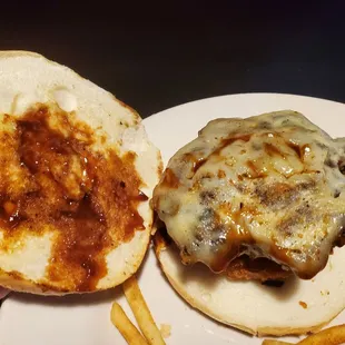 The plentiful  A1 smothering the Steakburger