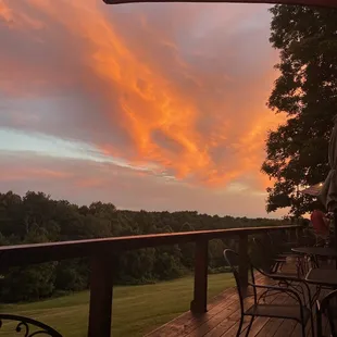 outside