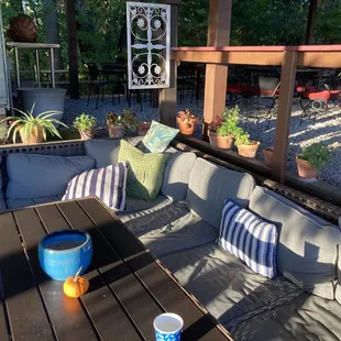 Seating area, outside