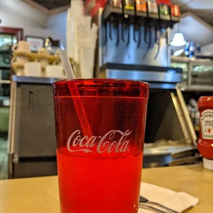 Coke products.