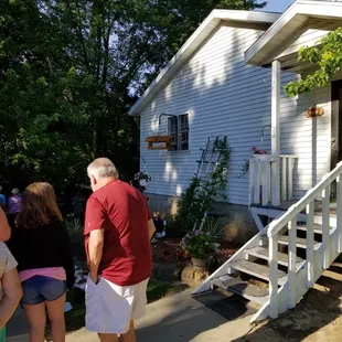 8am and their is already a line. Must tell you something.