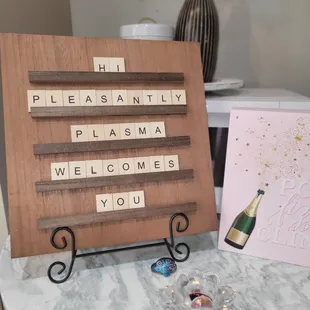 Welcoming waiting room