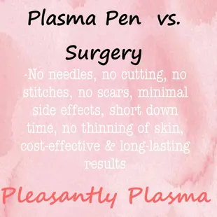 Why plasma pen?