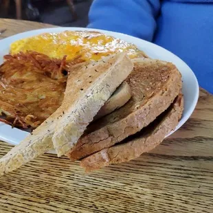 The Denver Omelette was huge!