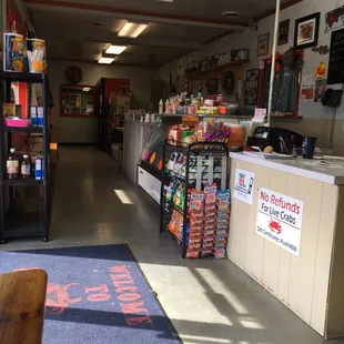 the inside of a restaurant