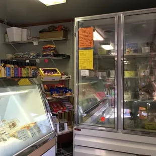 the inside of a store