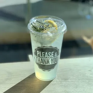 Rosemary Lemonade
