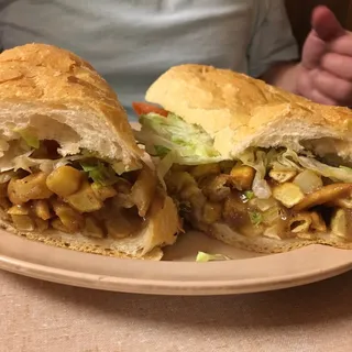 French Fry and Gravy Po'boy