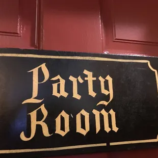Private party room