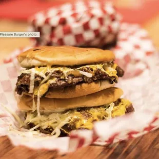 PLEASURE BURGERS..