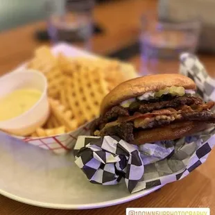 Peanut Butter Bacon Burger